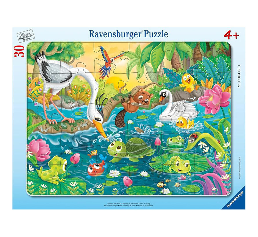 Ravensburger Summer at the Pond Tray Puzzle 30pcs