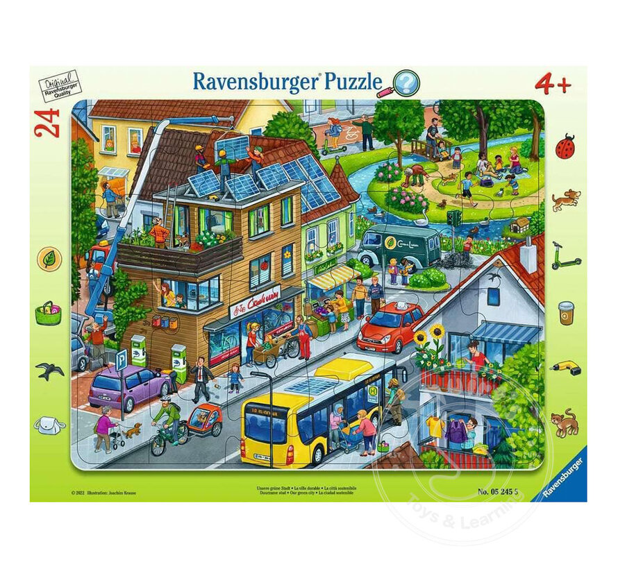 Ravensburger Our Green City Tray Puzzle 24pcs