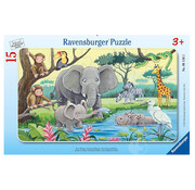 Ravensburger Ravensburger Animals of Africa Tray Puzzle 15pcs