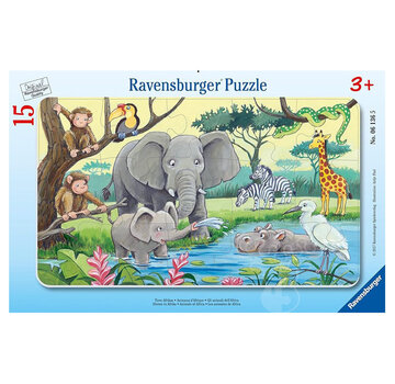 Ravensburger Ravensburger Animals of Africa Tray Puzzle 15pcs