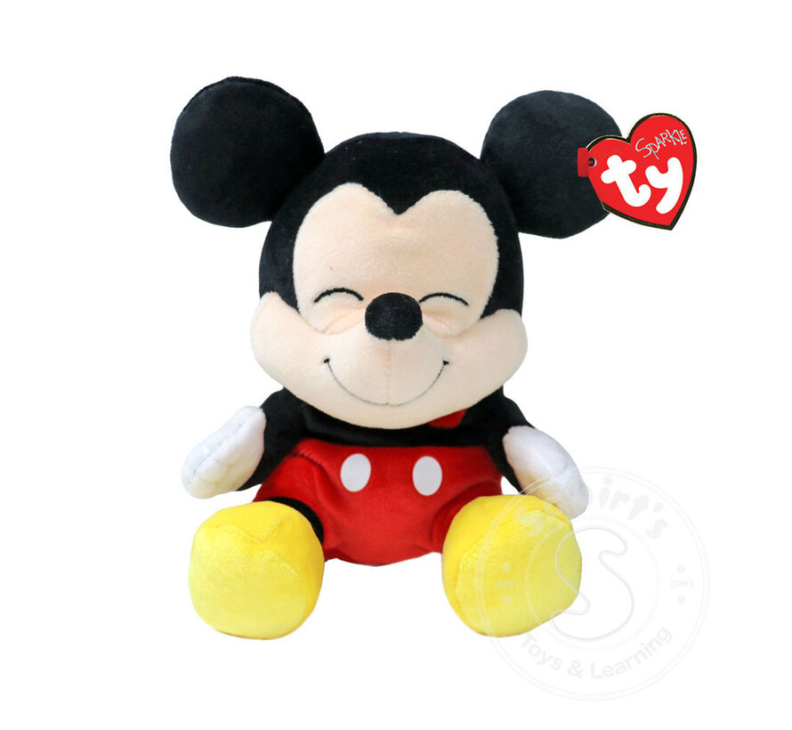 TY Beanie Babies Floppy Mickey Mouse Reg
