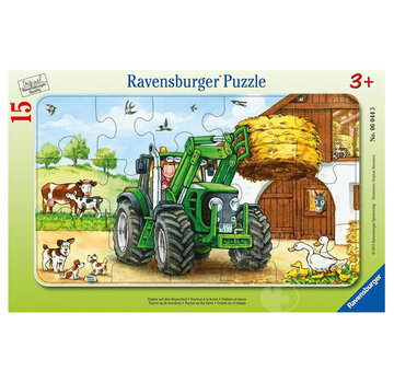 Ravensburger Ravensburger Tractor on the Farm  Tray Puzzle 15pcs