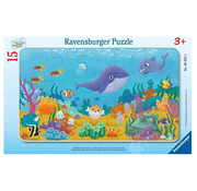 Ravensburger Ravensburger Young Animals Under Water  Tray Puzzle 15pcs