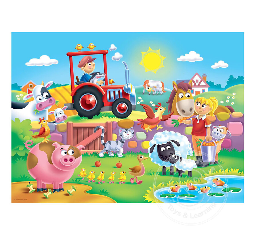 Ravensburger My First Puzzles: Fun on the Farm  - Floor Puzzle 16pcs