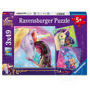 Ravensburger Ravensburger Unicorn Academy Puzzle 3 x 49pcs