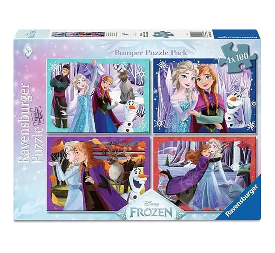 Ravensburger Frozen Bumper Pack Puzzle 4 x 100pcs