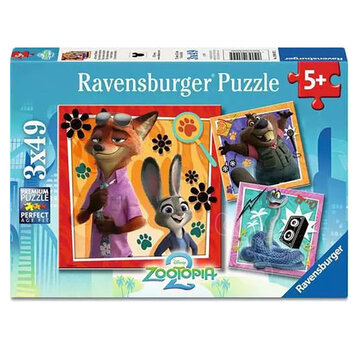 Ravensburger Ravensburger Zootopia 2 Puzzle 3 x 49pcs