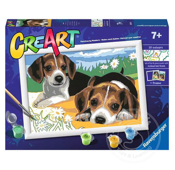 Ravensburger CreArt Paint by Numbers - Jack Russell Puppy