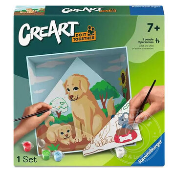 Ravensburger CreArt Paint by Numbers: Do-It-Together - Dog