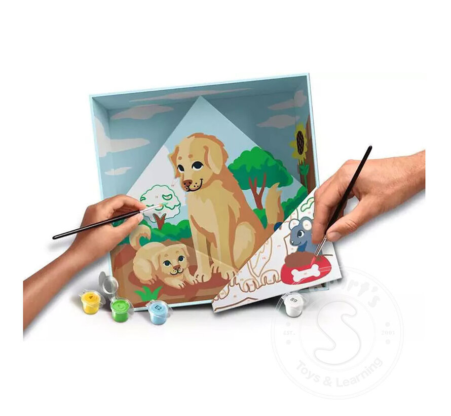 CreArt Paint by Numbers: Do-It-Together - Dog