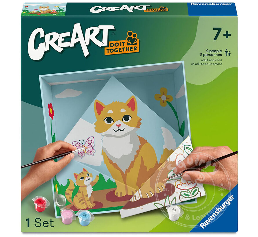 CreArt Paint by Numbers: Do-It-Together - Cat