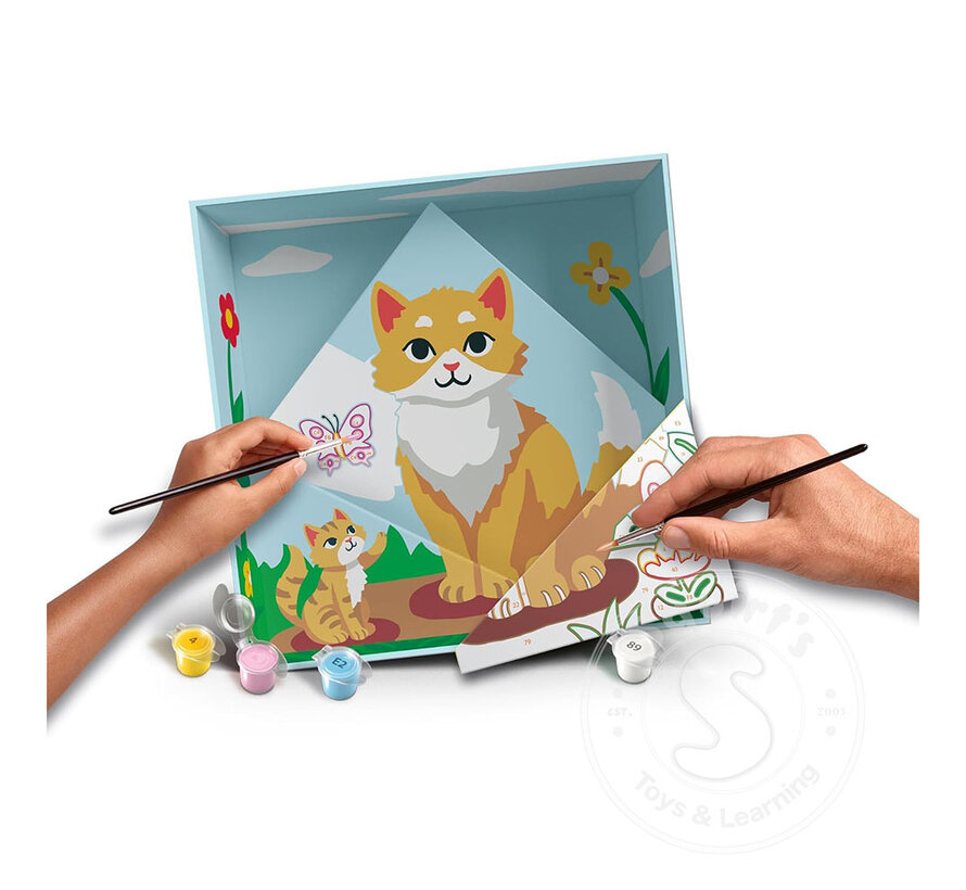 CreArt Paint by Numbers: Do-It-Together - Cat