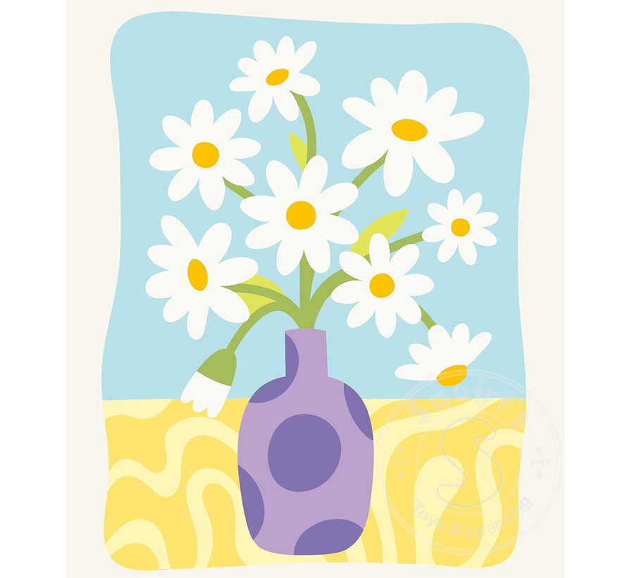 CreArt Paint by Numbers - Daisies