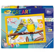 Ravensburger CreArt Paint by Numbers -Lovely Budgies