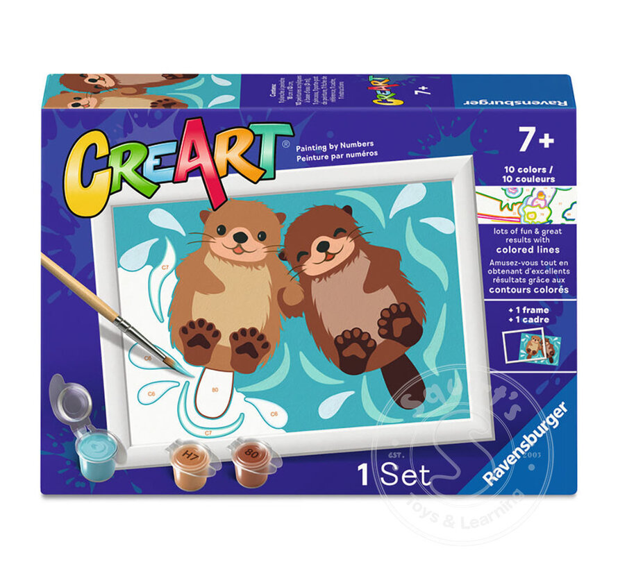CreArt Paint by Numbers - Otter Love