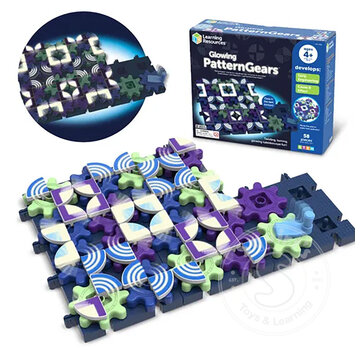 Learning Resources Gears! Gears! Gears! Glowing Pattern Gears