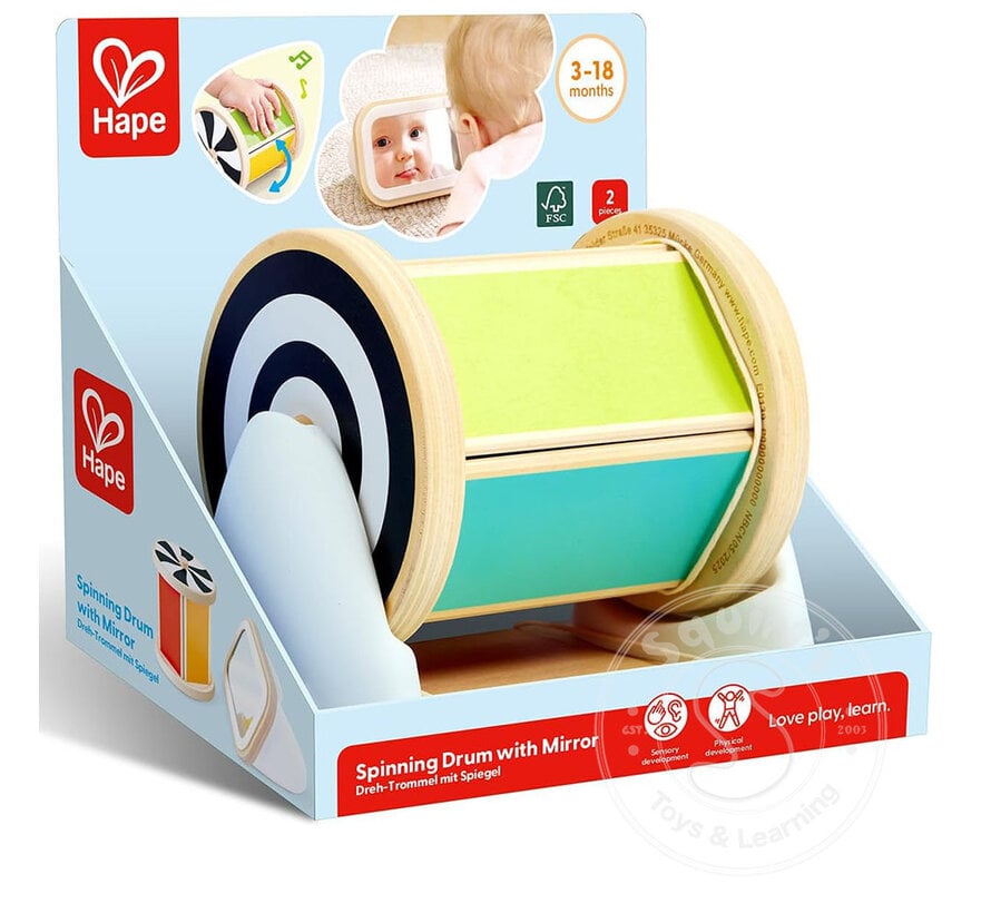 Hape Spinning Drum with Mirror