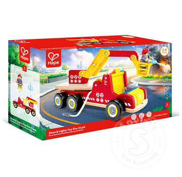 Hape Hape Siren & Lights Toy Fire Truck