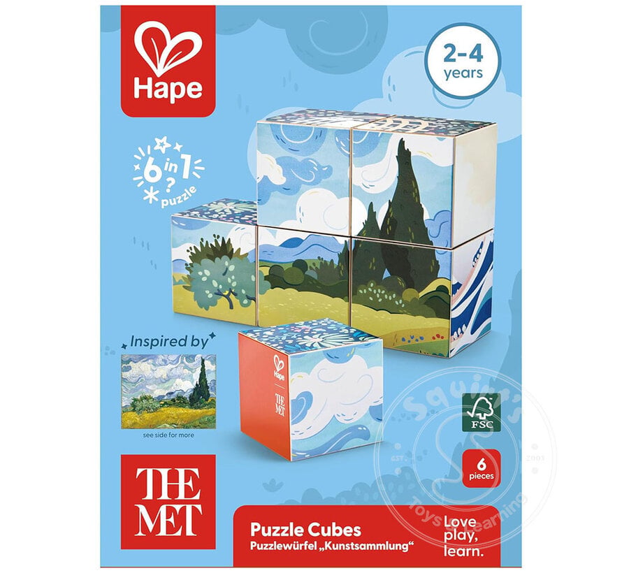 Hape The Met: Puzzle Cubes