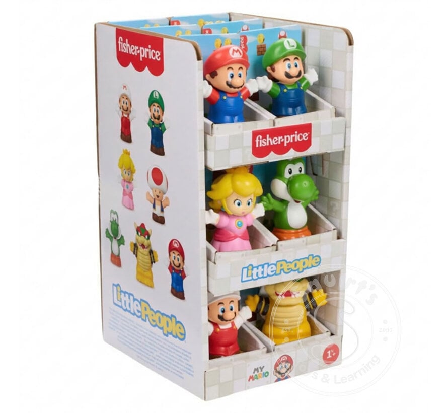 Little People Super Mario Single Character - Assorted