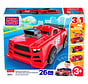 Build & Go Race Car Block Toy with Rolling Wheels