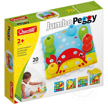 Quercetti Jumbo Peggy - 20 Pcs