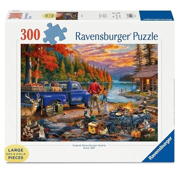 Ravensburger FINAL SALE Rav Sunset Lake Large Format Puzzle 300pcs (Damaged Box)