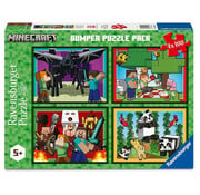 Ravensburger FINAL SALE Rav Minecraft: Realms & Adventures Puzzle 4 x 100pcs XXL