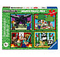 FINAL SALE Rav Minecraft: Realms & Adventures Puzzle 4 x 100pcs XXL
