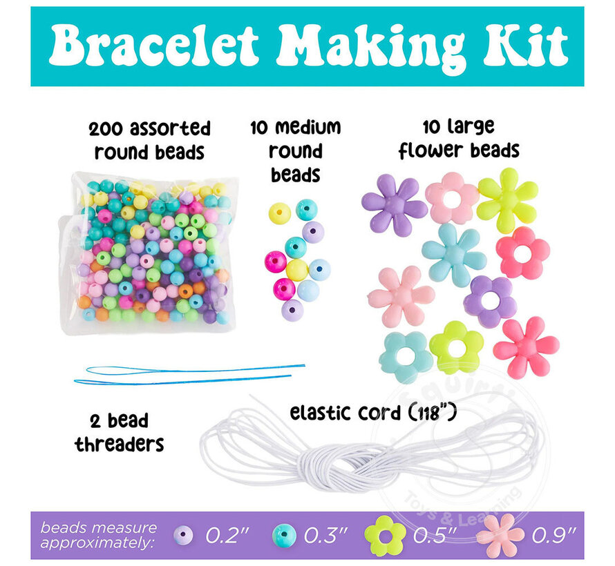 Creativity for Kids Mini Kit Beaded Flowers Bracelet