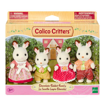 Calico Critters Calico Critters Chocolate Rabbit Family