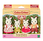 Calico Critters Chocolate Rabbit Family