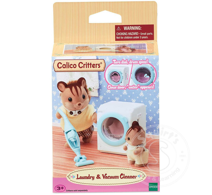 Calico Critters Laundry & Vacuum Cleaner