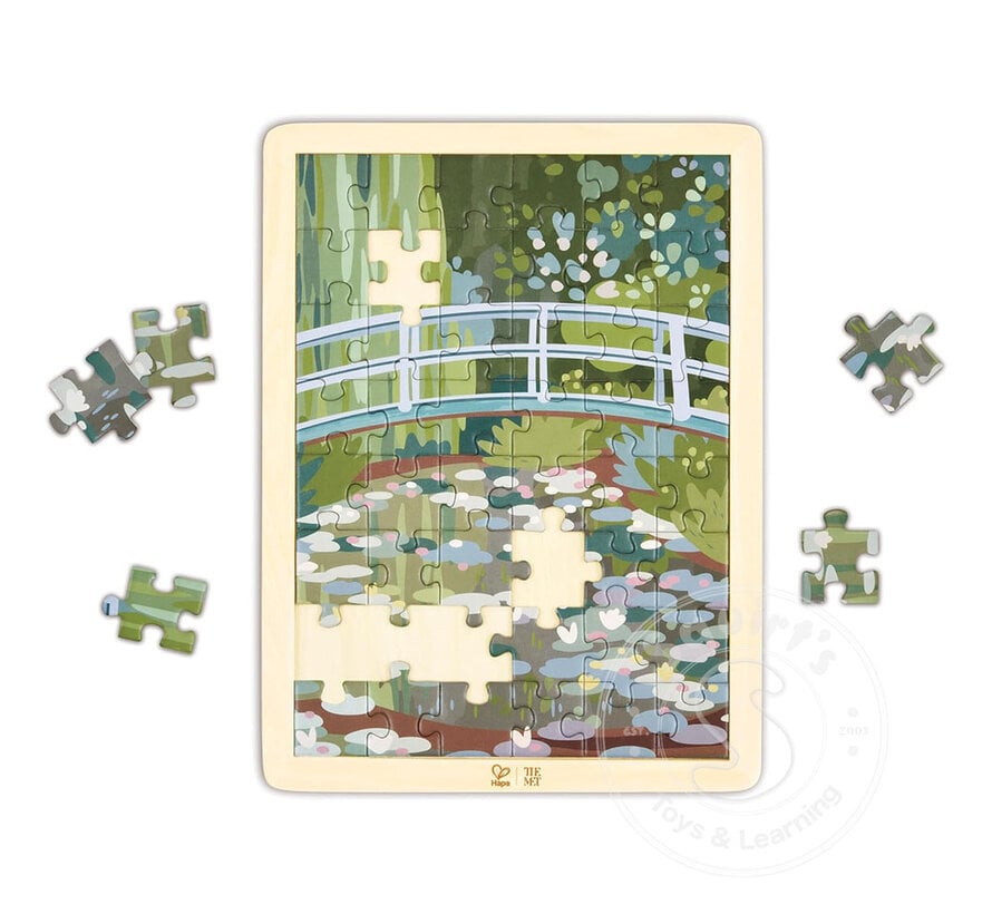 Hape The Met: Monet Water-Lily Garden Puzzle