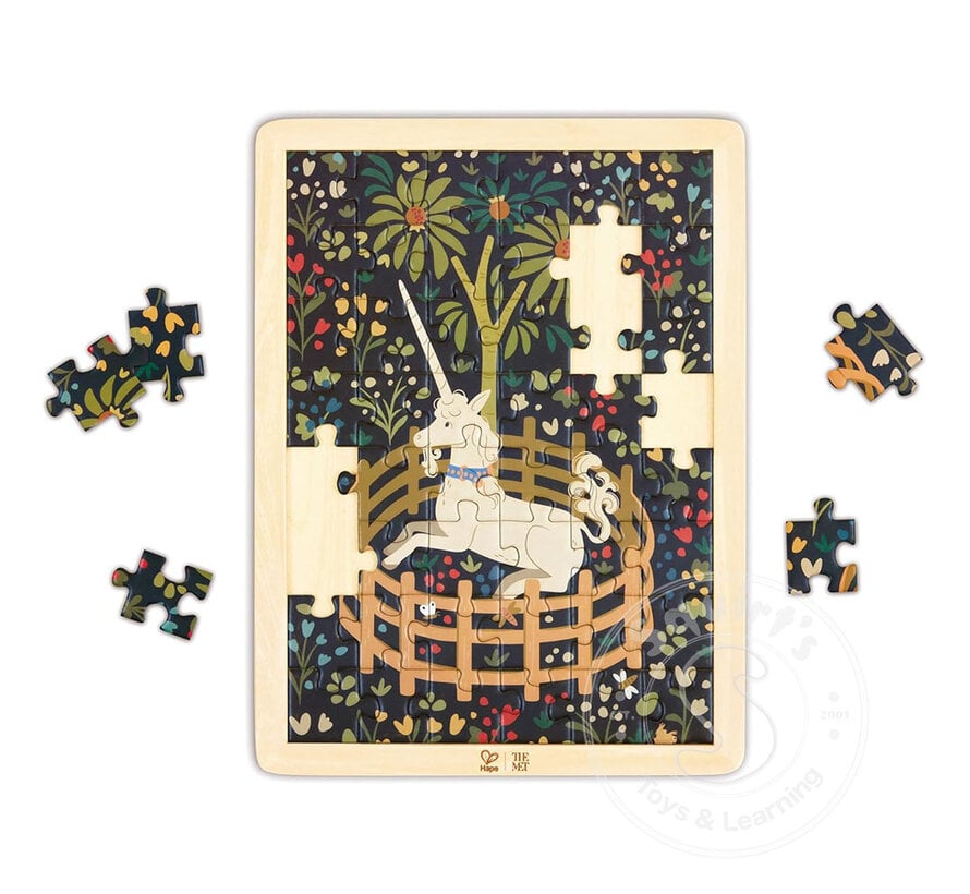 Hape - The Met: Unicorn in a Garden Puzzle