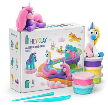 Hey Clay Hey Clay - Rainbow Unicorns (15 cans)