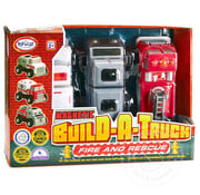 Magnetic Build-A-Truck Fire and Rescue (Bilingual)