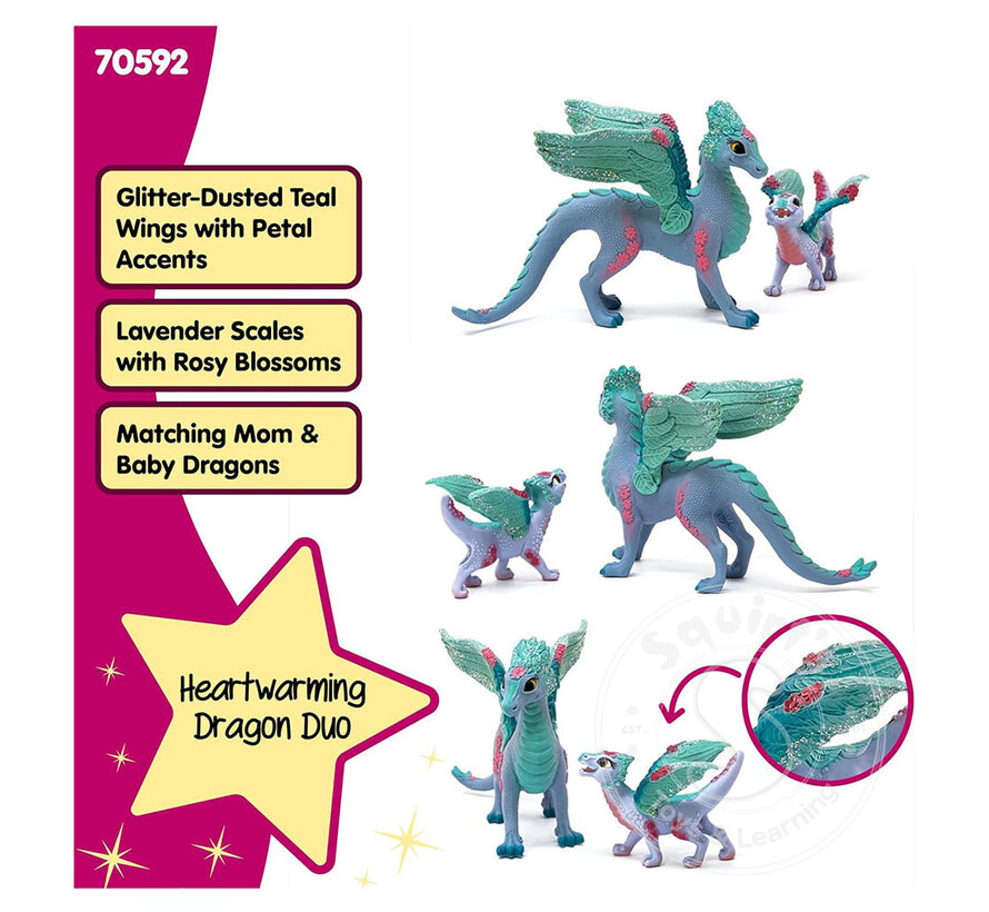 Schleich Bayala Flower Dragon and Baby