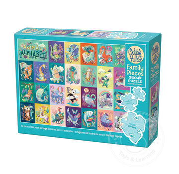 Cobble Hill Puzzles Cobble Hill Animal Alphabet Family Puzzle 350pcs