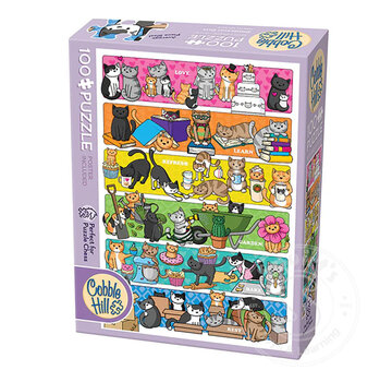 Cobble Hill Puzzles Cobble Hill Doodlecat Days Puzzle 100pcs