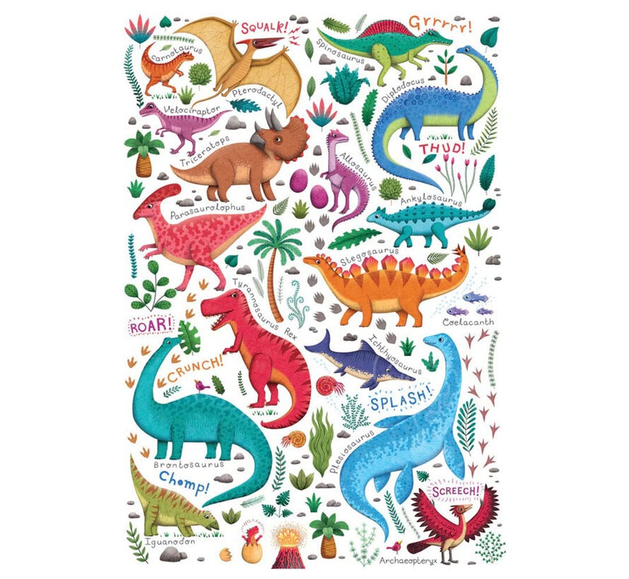 Cobble Hill Rawr! Puzzle 100pcs