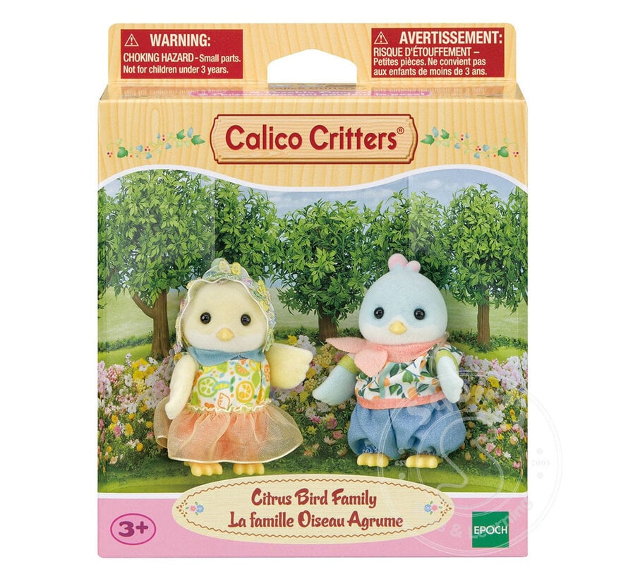 Calico Critters Citrus Bird Family