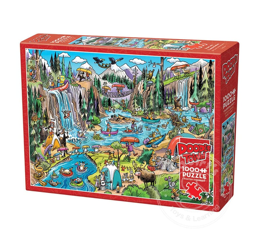 Cobble Hill Doodletown Portage Pandemonium Puzzle 1000pcs