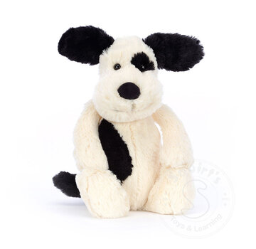 Jellycat Jellycat Bashful Black & Cream Puppy, Medium