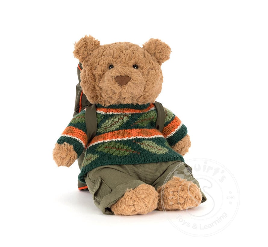 Jellycat Bartholomew Bear Hiking Outfit