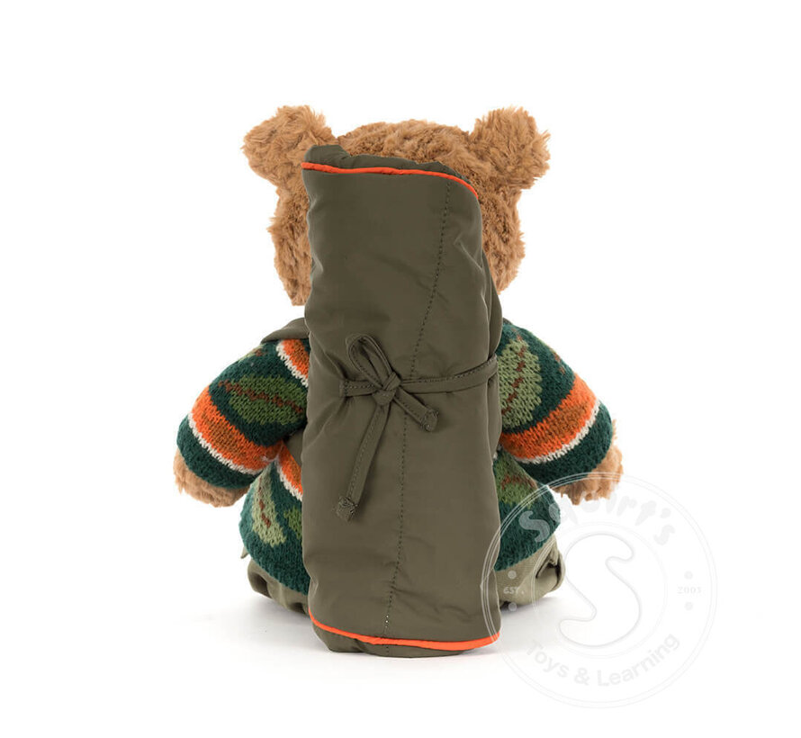 Jellycat Bartholomew Bear Hiking Outfit