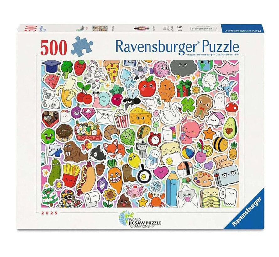 Ravensburger Cute Kamaii Chaos Puzzle 500pcs