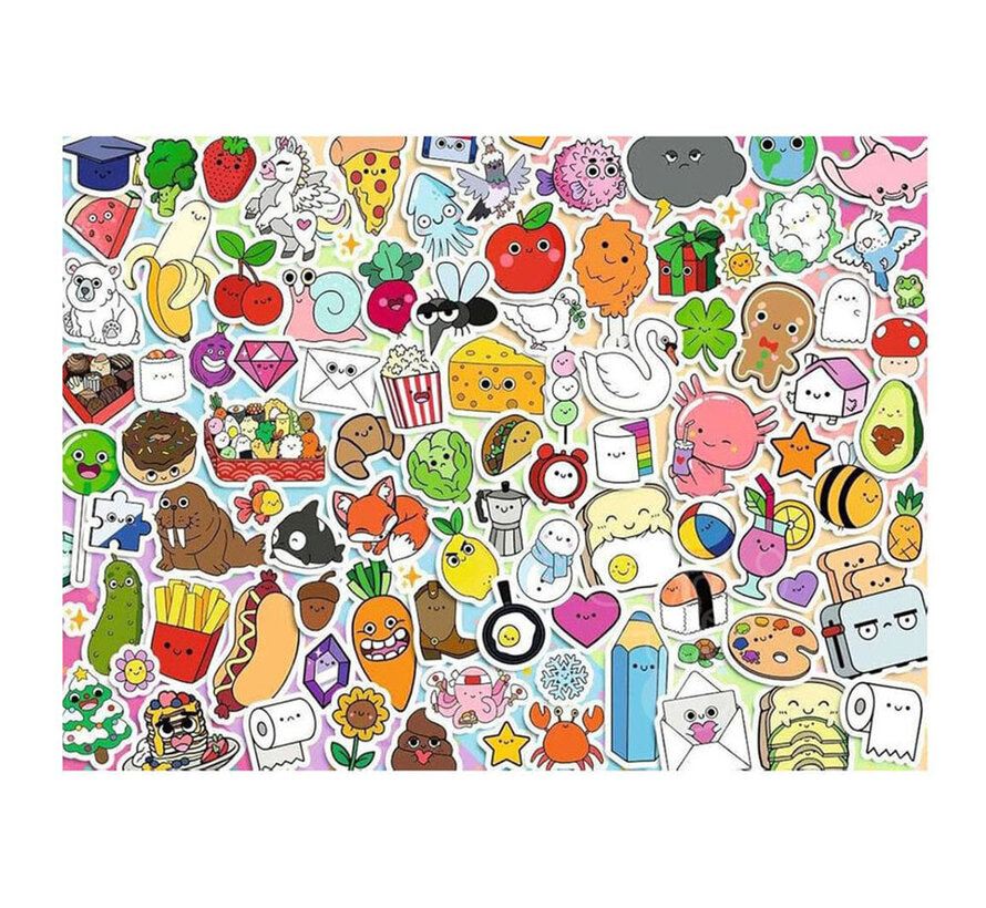 Ravensburger Cute Kamaii Chaos Puzzle 500pcs