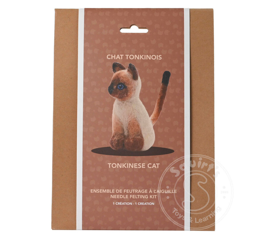 Tonkinese Cat Needle Felting Kit