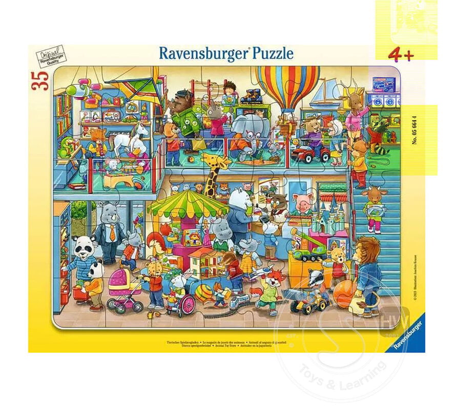 Ravensburger Animal Toy Store Tray Puzzle 35pcs